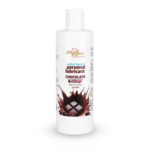 MyLove Intim&Massage síkosító és masszázsolaj csokoládé aroma 300 ml