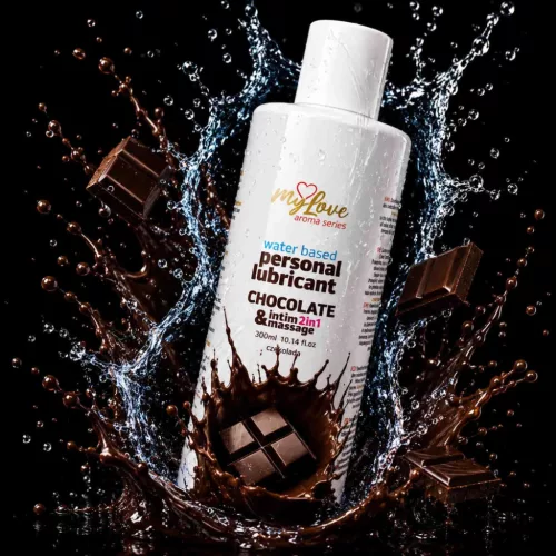 MyLove Intim&Massage síkosító és masszázsolaj csokoládé aroma 300 ml