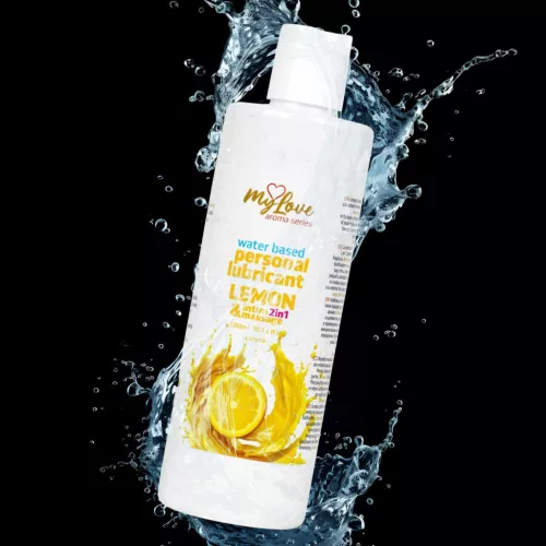 MyLove Intim és masszázsolaj 2 az 1-ben citrom illattal 300 ml
