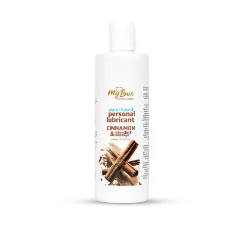 MyLove Intim gél masszázshoz 2 az 1-ben fahéj illattal 300 ml