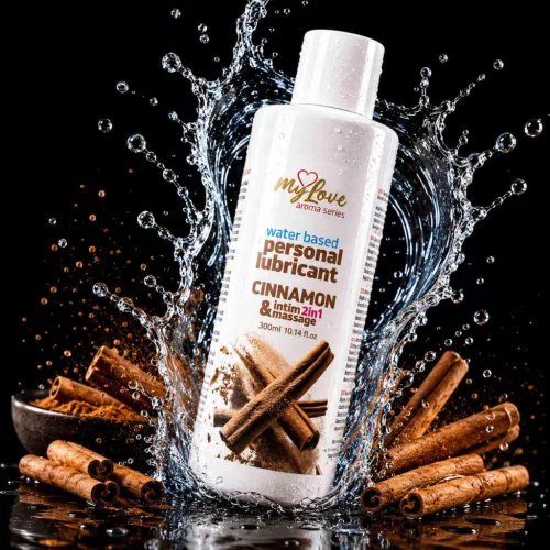 MyLove Intim gél masszázshoz 2 az 1-ben fahéj illattal 300 ml