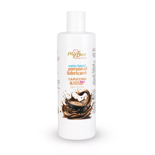 MyLove Intim gél és masszázsolaj 2 az 1-ben capuccino 300 ml