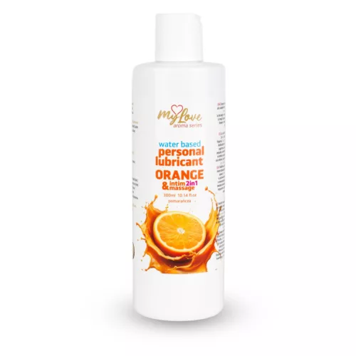 MyLove Intim gél Masszázs funkció 2 az 1-ben 300 ml narancs