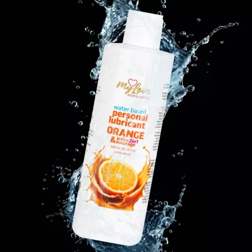 MyLove Intim gél Masszázs funkció 2 az 1-ben 300 ml narancs