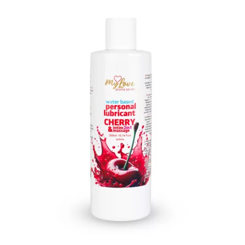 MyLove Intim gél masszázshoz és intimszenzációhoz vízbázisú csokoládé Aroma 300 ml