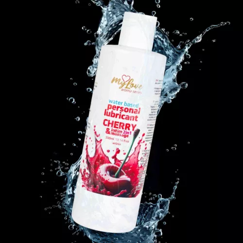 MyLove Intim gél masszázshoz és intimszenzációhoz vízbázisú csokoládé Aroma 300 ml