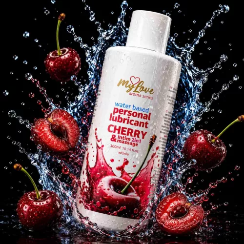 MyLove Intim gél masszázshoz és intimszenzációhoz vízbázisú csokoládé Aroma 300 ml