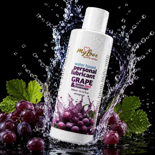 MyLove Intim gél és masszázsolaj 2 az 1-ben gyümölcsös illatú 300 ml - winogró