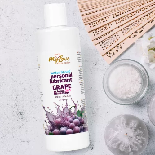MyLove Intim gél és masszázsolaj 2 az 1-ben gyümölcsös illatú 300 ml - winogró