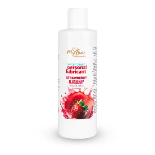 MyLove Síkosító és Masszázsolaj 2 az 1-ben Aromás Truskávás 300 ml