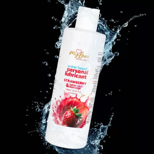 MyLove Síkosító és Masszázsolaj 2 az 1-ben Aromás Truskávás 300 ml