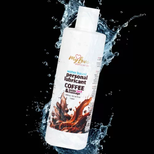 MyLove Masszázsolaj és intim gél 2 az 1-ben kávé aromával 300 ml
