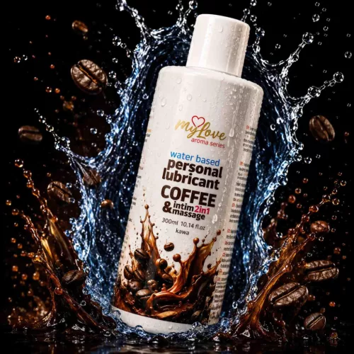 MyLove Masszázsolaj és intim gél 2 az 1-ben kávé aromával 300 ml