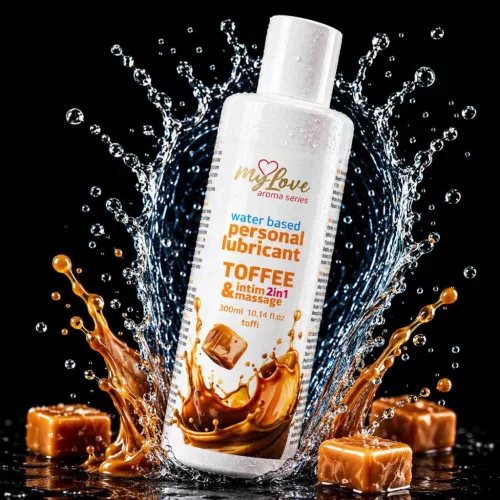 MyLove Intim masszázs síkosító 2in1 toffi aroma 300ml