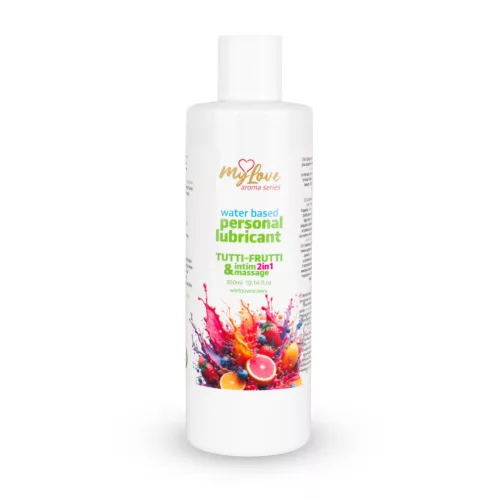MyLove Intim gél és masszázsolaj 2in1 tutti-frutti 300ml