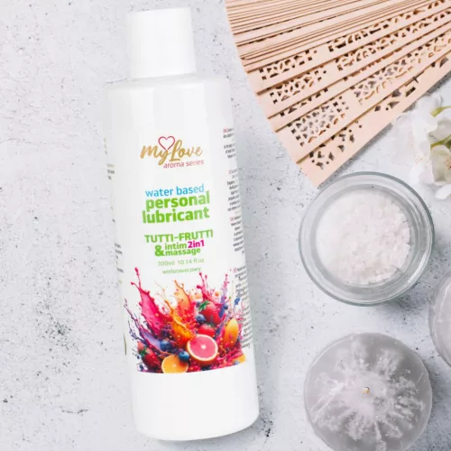 MyLove Intim gél és masszázsolaj 2in1 tutti-frutti 300ml
