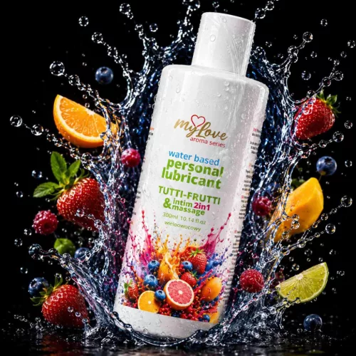 MyLove Intim gél és masszázsolaj 2in1 tutti-frutti 300ml