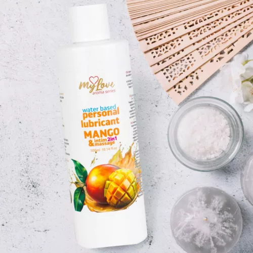 MyLove Intim gél és masszázsolaj 2in1 Mango 300ml