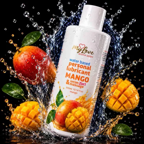 MyLove Intim gél és masszázsolaj 2in1 Mango 300ml