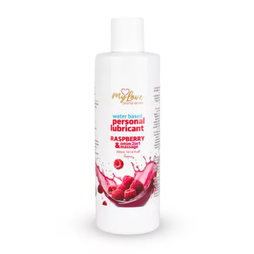 MyLove Intim gél és masszázsolaj 2in1 málna 300ml