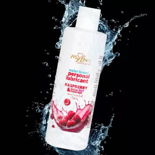 MyLove Intim gél és masszázsolaj 2in1 málna 300ml