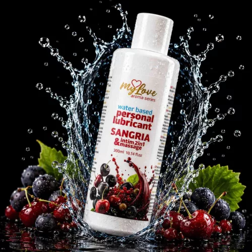 MyLove Intim és masszázsolaj 2in1 Sangria 300ml