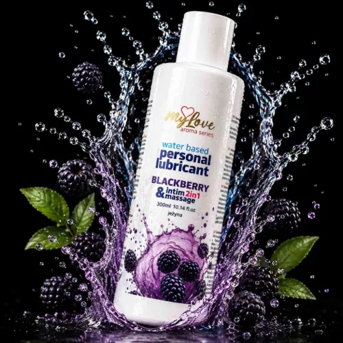 MyLove Intim gél és masszázsolaj vízalapú 2in1 Ježyna 300ml
