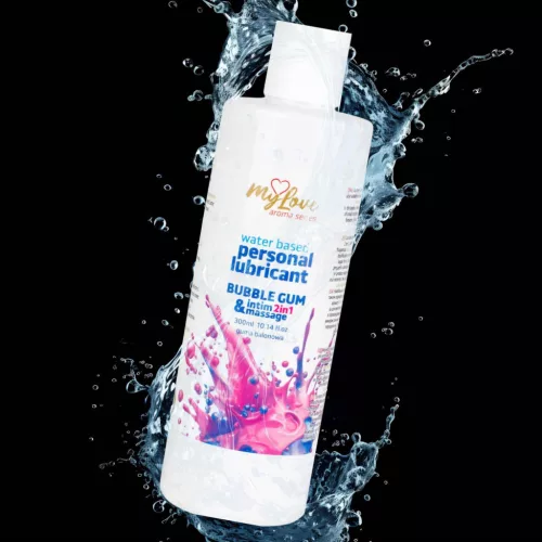 MyLove Intim gél masszázsolaj 2in1 bubble gum 300ml