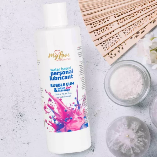 MyLove Intim gél masszázsolaj 2in1 bubble gum 300ml