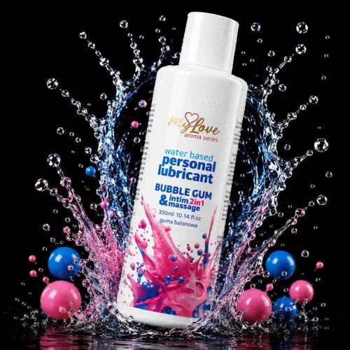 MyLove Intim gél masszázsolaj 2in1 bubble gum 300ml