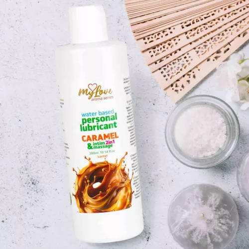 MyLove Intim gél és masszázsolaj 2in1 Karamell 300 ml