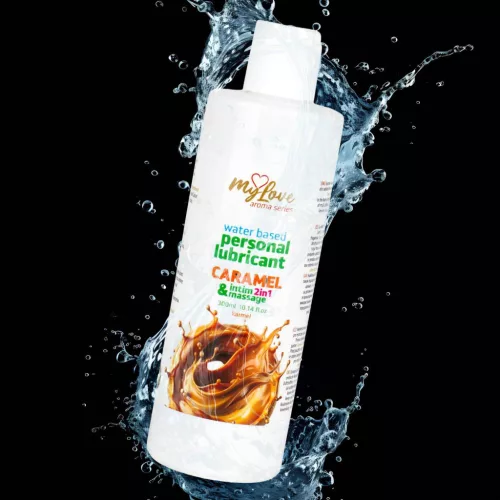 MyLove Intim gél és masszázsolaj 2in1 Karamell 300 ml