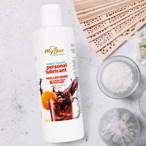 MyLove Intim gél és masszázsolaj melegítő aroma 300ml vörösboros