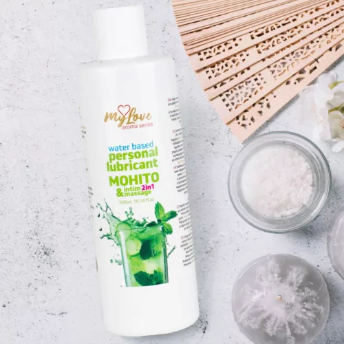 MyLove Intim gél és masszázsolaj 2in1 frissítő mohito 300ml