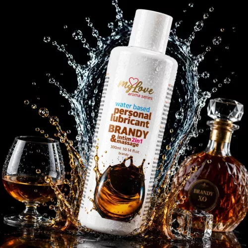 MyLove Intim gél Masszázsolaj 2in1 Brandy 300ml