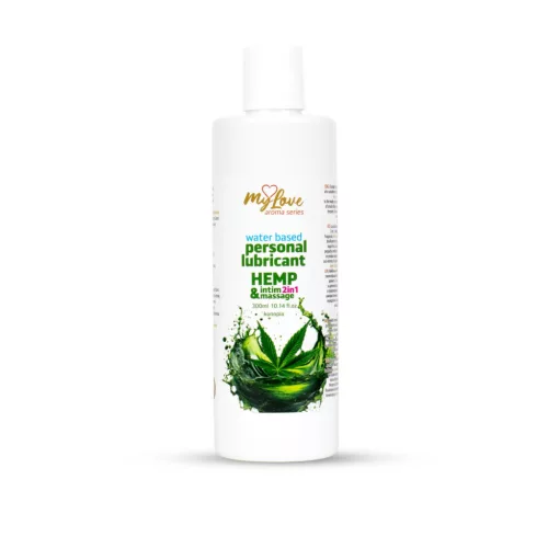 MyLove Intim és masszázs gél 2in1 zsírmag aroma 300ml