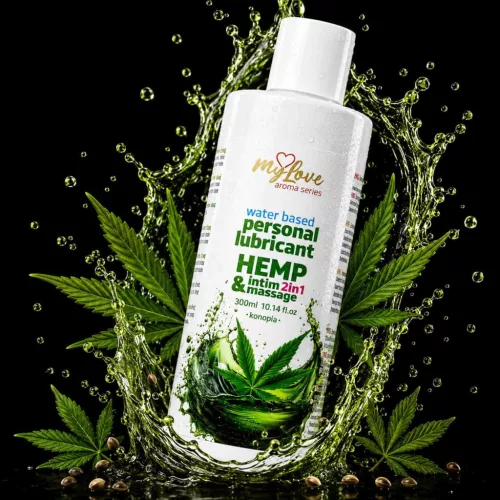 MyLove Intim és masszázs gél 2in1 zsírmag aroma 300ml