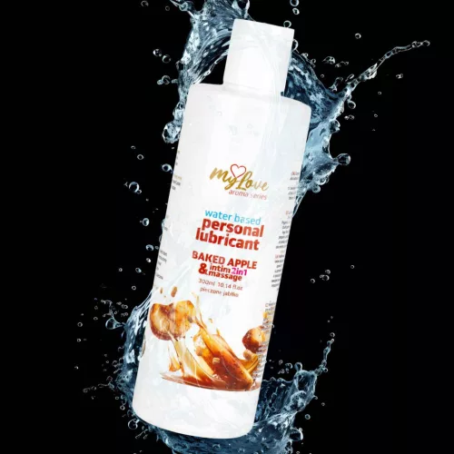 MyLove Intim és masszázsgél 2in1 meleg sült alma aroma 300 ml