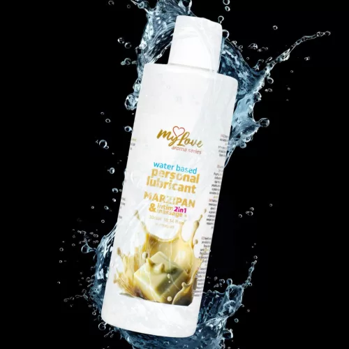 MyLove Intim és Masszázsolaj Marcipán aroma 300 ml vízbázisú