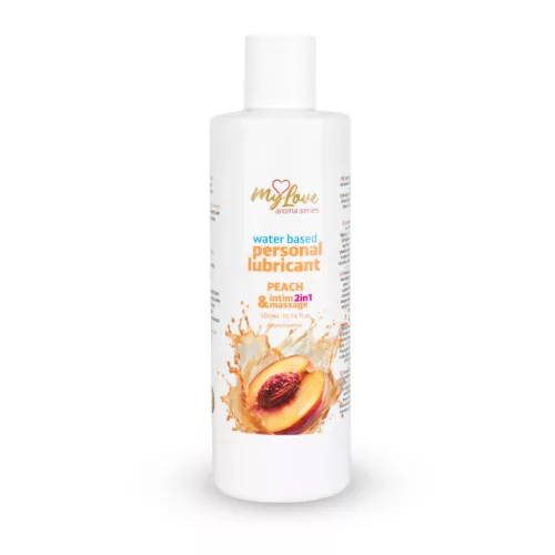 MyLove Intim gél és masszázsolaj 2in1 brzoskwinia 300ml