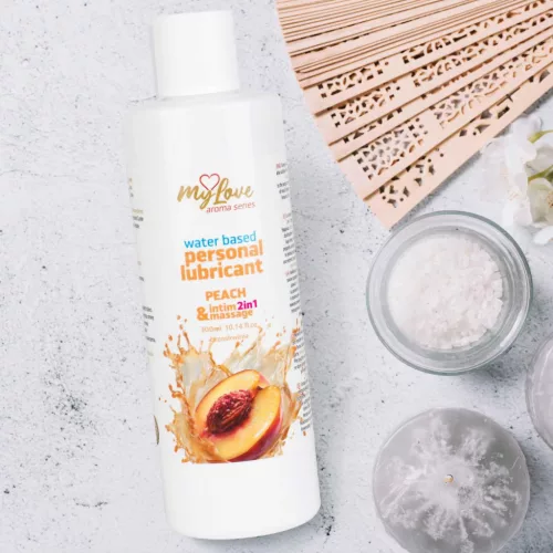 MyLove Intim gél és masszázsolaj 2in1 brzoskwinia 300ml