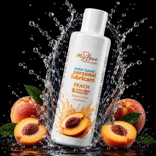 MyLove Intim gél és masszázsolaj 2in1 brzoskwinia 300ml