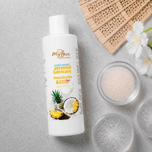 MyLove Intim masszázsolaj 2 az 1-ben Pina Colada 300 ml