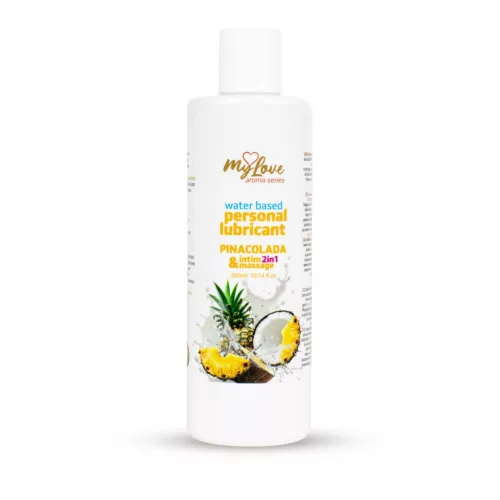 MyLove Intim masszázsolaj 2 az 1-ben Pina Colada 300 ml