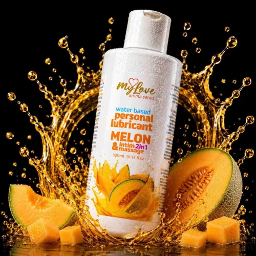 MyLove Intim gél masszázshoz 2in1 frissítő illatú 300 ml - melon