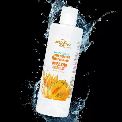 MyLove Intim gél masszázshoz 2in1 frissítő illatú 300 ml - melon