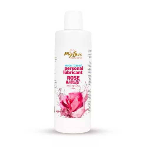 MyLove Masszázsolaj Intim és masszázs 2 az 1-ben Rózsa 300 ml