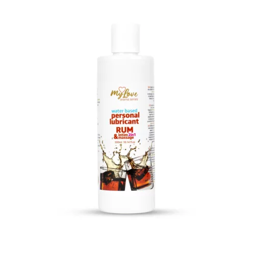 MyLove Intim gél és masszázsolaj 2in1 rum 300ml