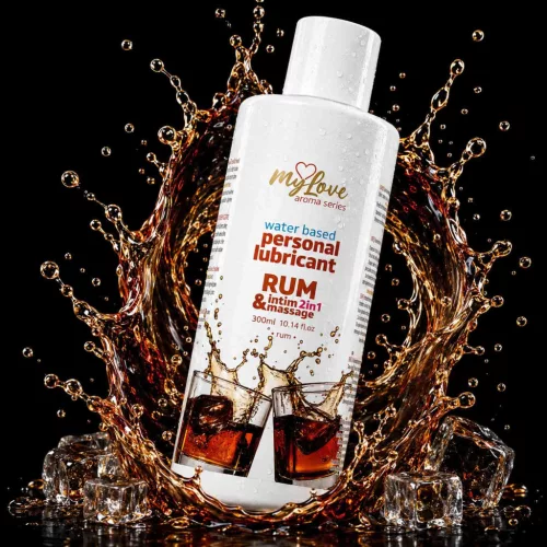 MyLove Intim gél és masszázsolaj 2in1 rum 300ml