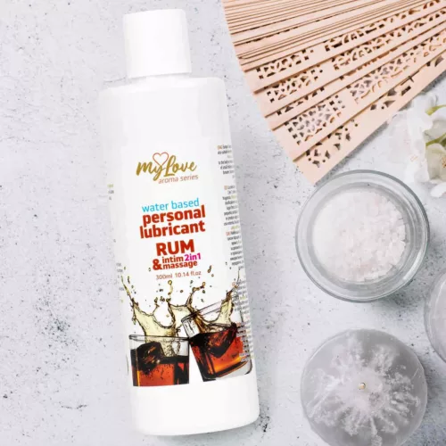MyLove Intim gél és masszázsolaj 2in1 rum 300ml